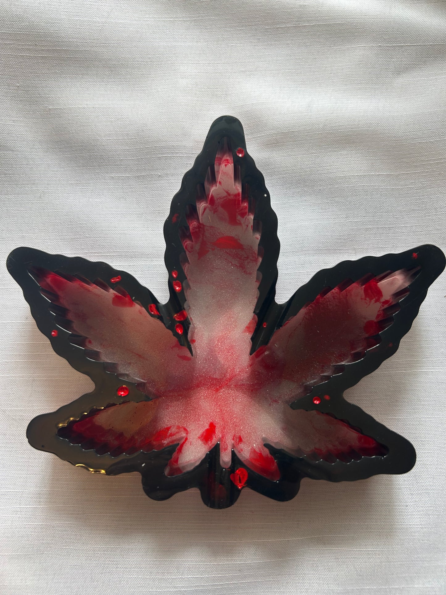 Black & Red Hemp Ashtray