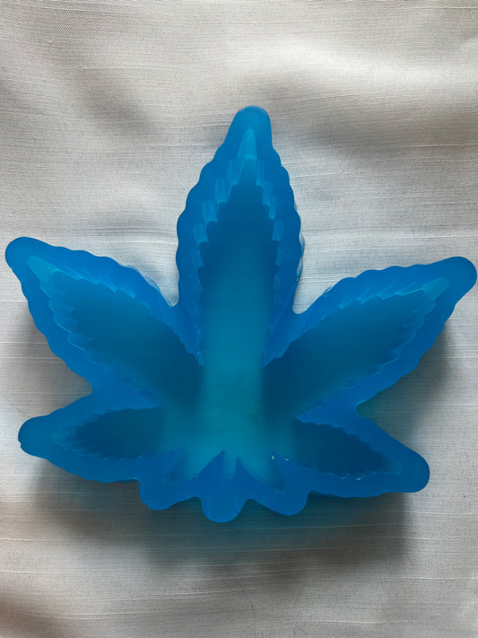 Blue Glow in the dark hemp ashtray