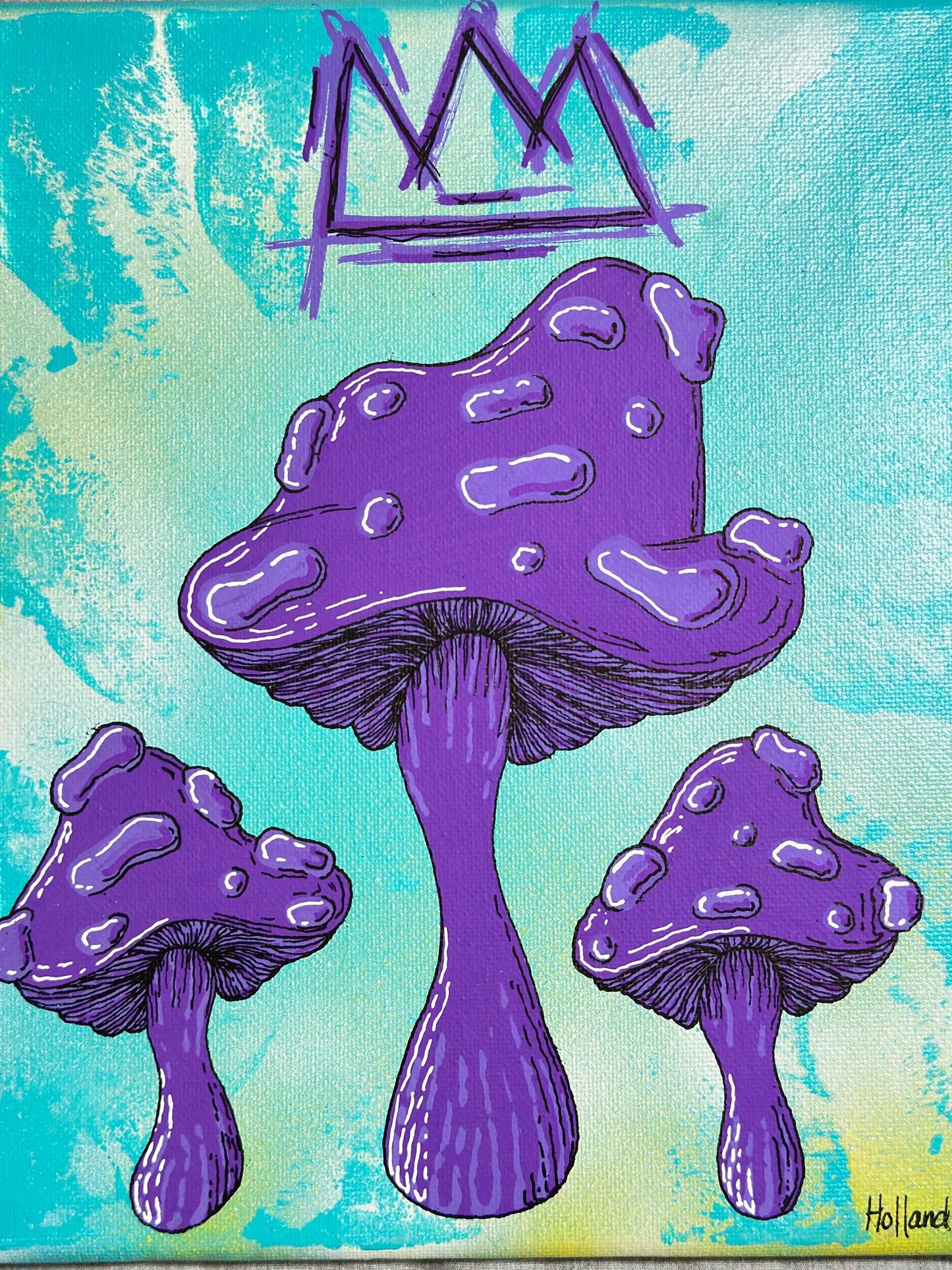 Purple Mushrooms