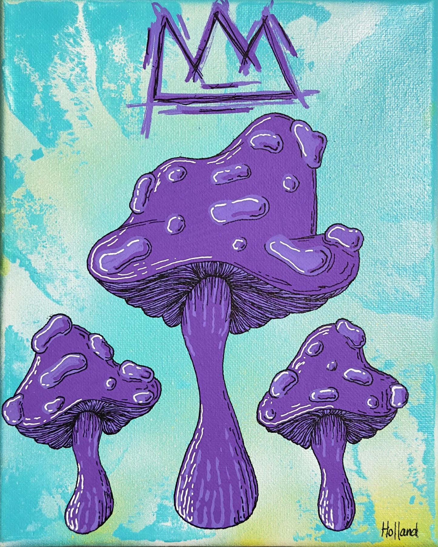 Purple Mushrooms